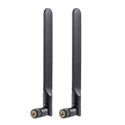 eifagur 2-Pack 9dBi WLAN Antenna 2.4GHz/5GHz/6GHz 50 Ohm RP-SMA