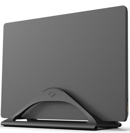 HumanCentric 401-1001-B Vertical Laptop Stand Adjustable Gripping Holder Tabletop