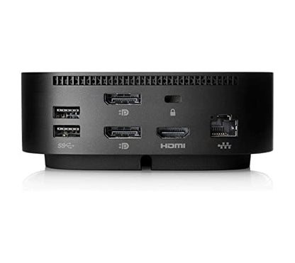 HP 5TW10UT#ABA 120W USB-C Dock 4.8" x 4.8" x 1.0" 11 Ports USB Type-C HDMI Docking Station