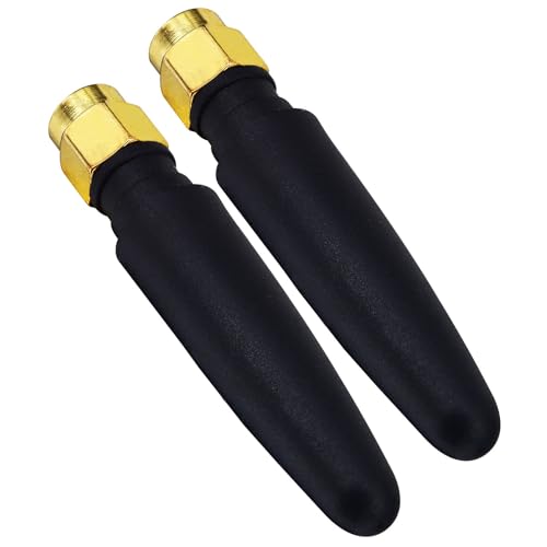 Boobrie 2-Pack 2.4GHz Mini WiFi Antenna 2dBi SMA Male Omni-Directional