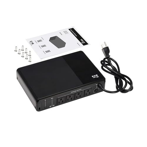 Tripp Lite 600VA UPS Battery Backup 120V 300W 4 Outlets Compact NEMA BC600R