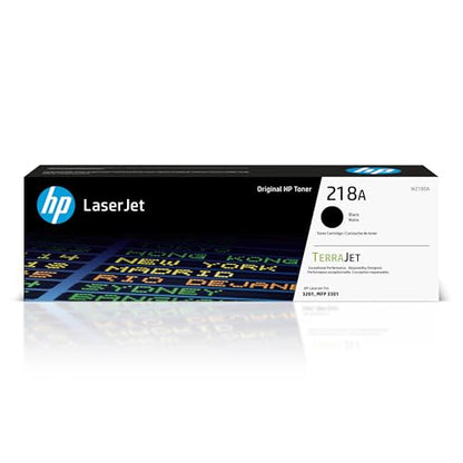 HP 218A Black Toner Cartridge | W2180A | Compatible with HP Color LaserJet Pro 3201dw, MFP 3301 Series | High Yield | Genuine