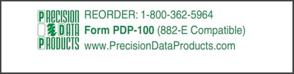 Precision Data Products PDP 100 Ethernet Text Scanner 500 Sheet Capacity 1 bpp