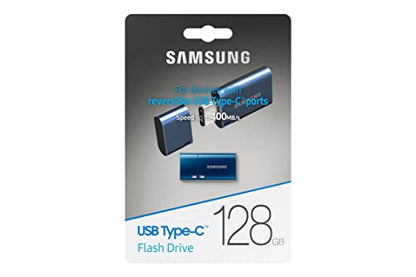 Samsung 128GB USB Type-C Flash Drive MUF-128DA/AM USB 3.2 Gen 1 Waterproof Blue