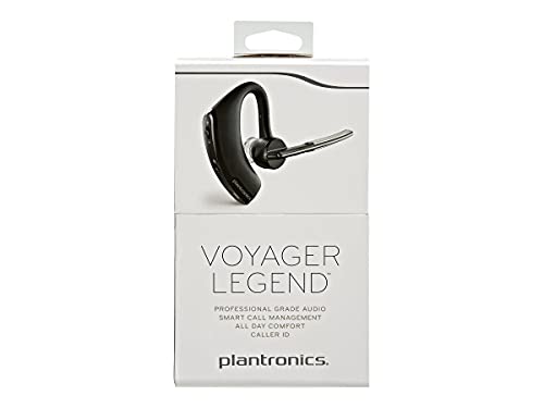Poly 87300-101 Voyager Legend Bluetooth Mono Headset - Noise Cancelling - Compatible with Smartphones