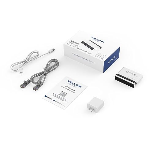 WAVLINK Wireless Print Server 2025 USB WiFi Print Server Wired/Wireless/Standalone Modes