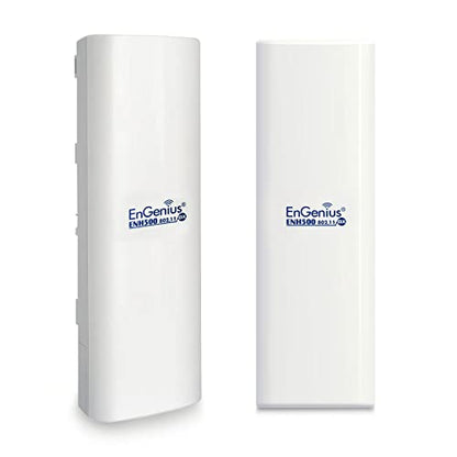 EnGenius ENH500-AX KIT 5GHz Wi-Fi 6 (802.11ax) 1,200 Mbps Outdoor Wireless Bridge, IP55