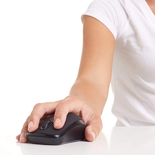 Amazon Basics MGR0975 2.4 GHz Wireless Optical Mouse USB Connectivity Black