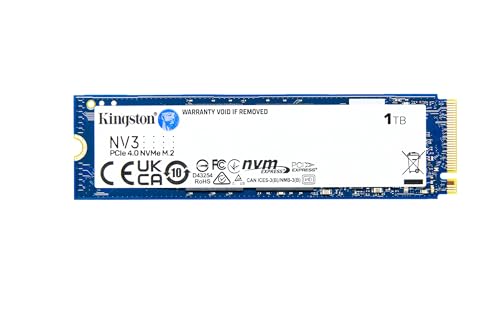 Kingston 1TB SNV3S/1000G M.2 2280 PCIe 4.0 Solid State Drive