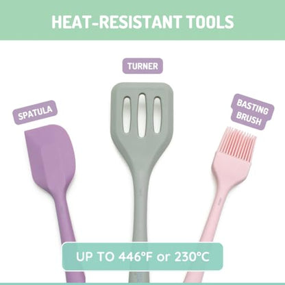 melii 5 Piece Real Mini Baking Tool Set Cooking Tools for Kids