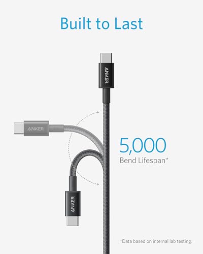 Anker 10 Feet A8758011 USB C to USB C Cable Male-to-Male 0.48 Gbps 100 Watts