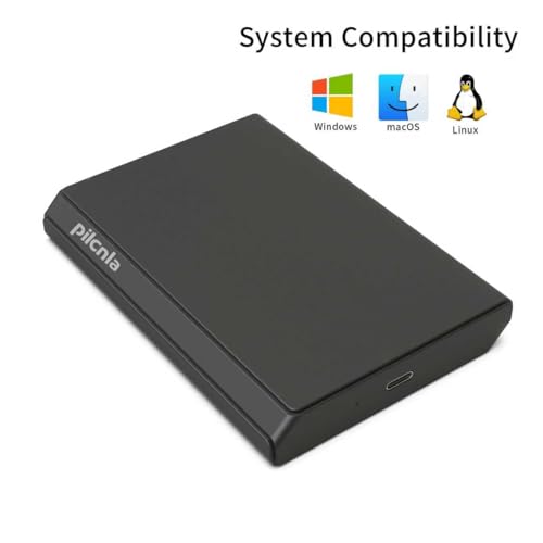 PILCNLA 250GB HDD2-250G USB 3.0 7200RPM 5Gbps Portable External Hard Drive
