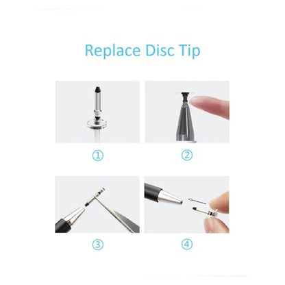 RKItE 5.59 x 3.54 x 3.54 inches Capacitive Stylus Pen for Touch Devices