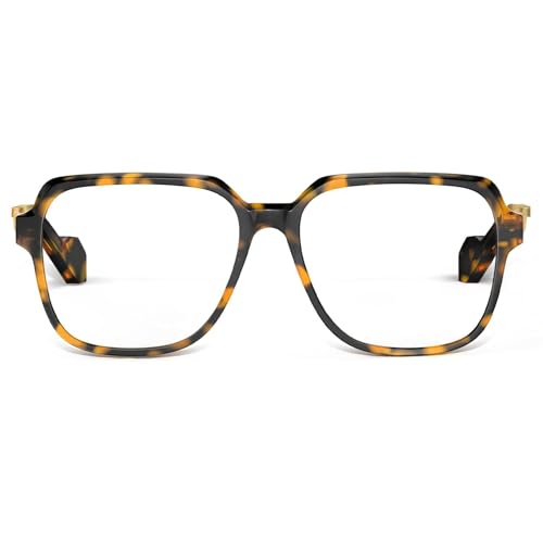 VISOONE Large ASA062BLB-D5 57mm Lens 16mm Bridge Full Rim Square Eyeglass Case