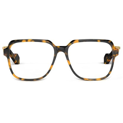 VISOONE Large ASA062BLB-D5 57mm Lens 16mm Bridge Full Rim Square Eyeglass Case
