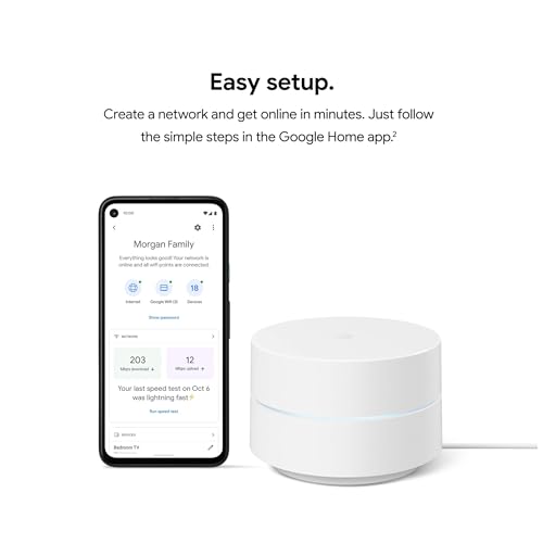 Google AC1200X2 3000 Sq Ft Coverage Wi-Fi Router Mesh System