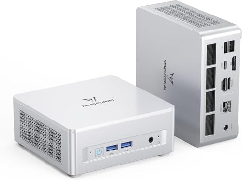 MINISFORUM UM880 Plus Mini PC 8-Core 5.1 GHz 32GB DDR5 1TB SSD 7680x4320 60Hz