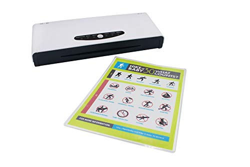Optiazure 9" x 11.5" OPL-401 Laminating Pouches, Clear, 100 Count