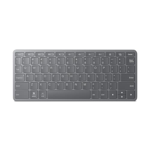 Lenovo Multi-Device Wireless Keyboard ZG38C05810 Ambidextrous Bluetooth 75 Keys QWERTY Rechargeable