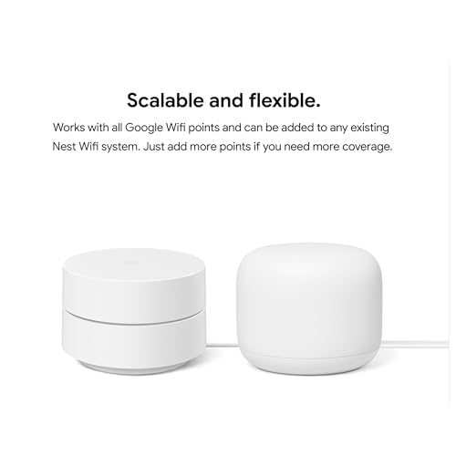 Google AC1200X2 3000 Sq Ft Coverage Wi-Fi Router Mesh System