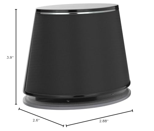 Amazon Basics 3.9" Stereo 2.0 Multimedia Speakers USB-Powered Surface Mount Black Model V620BLACK
