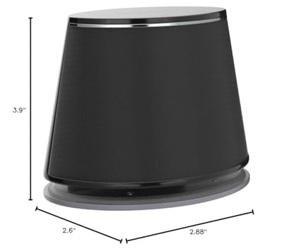 Amazon Basics 3.9" Stereo 2.0 Multimedia Speakers USB-Powered Surface Mount Black Model V620BLACK