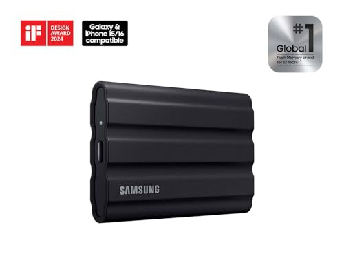 Samsung 1TB MU-PE1T0S/AM USB 3.2 Gen 2 Solid State Drive, Portable, Black