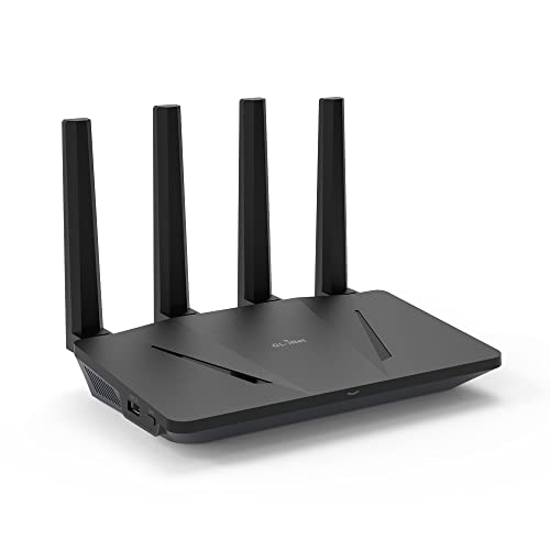 GL.iNet GL-AX1800 WiFi 6 Dual Band Router | 1.8 Gbps Data Rate | 5 Ethernet Ports | Supports 120 Devices