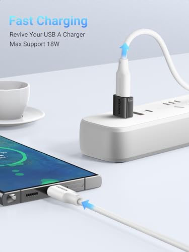 UGREEN 3-Pack USB to USB C Adapter Model US701, 10Gbps Data Transfer, USB Type A Connector