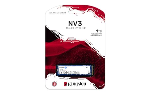 Kingston 1TB SNV3S/1000G M.2 2280 PCIe 4.0 Solid State Drive
