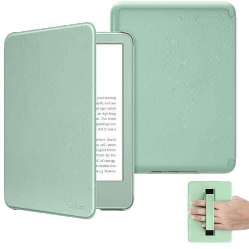 MoKo 6" Kindle 11th Generation 2024/2022 Case Auto Sleep/Wake Agave Green