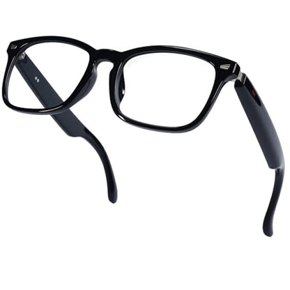 Giinova 1 MB Smart Glasses M Series Bluetooth 5.4 Waterproof Oval Black