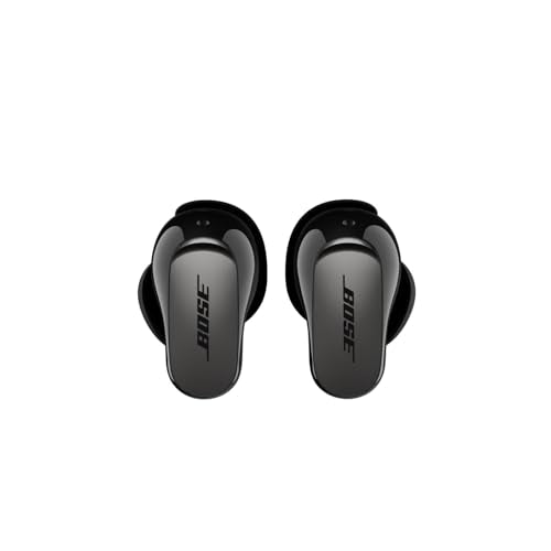 Bose Black 896637-0010 Wireless Noise Cancelling Earbuds with 6 Hours Battery Life and Bluetooth 5.3 Connectivity