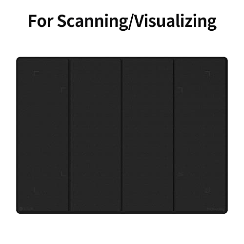 CZUR 15.5" x 5.1" Fancy Pad - Black and Brown Dual-Side Visualizing Pad for Document Cameras
