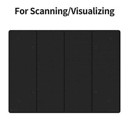 CZUR 15.5" x 5.1" Fancy Pad - Black and Brown Dual-Side Visualizing Pad for Document Cameras