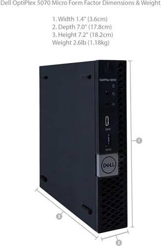 Dell Optiplex 5070 Tower PC Intel i5-9500T 16GB DDR4 512GB SSD HDMI Windows 11 Pro