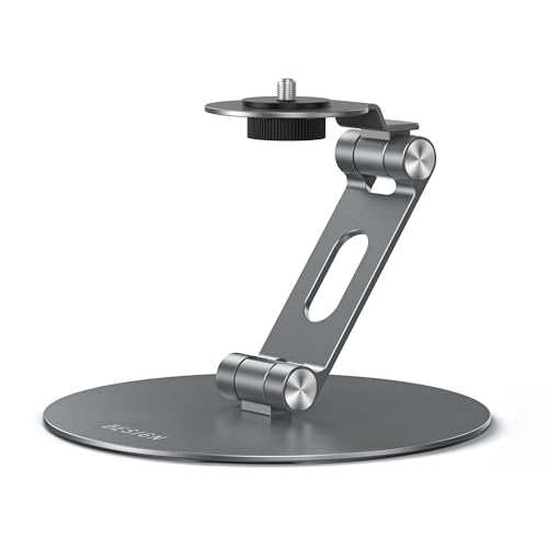 BESIGN PS01 Tripod Projector Stand 1/4 inch Mounting Screw Gray Metal