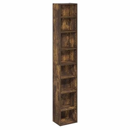 Furinno 8-Tier 24381AP Bookcase Open Shelf 9.3 x 11.8 x 70.9 Amber Pine