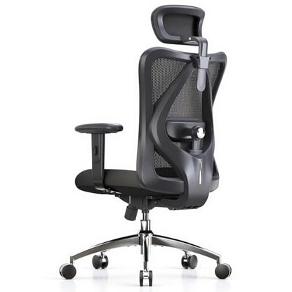 SIHOO M18 Ergonomic Office Chair Black, Model B100-Lite-M101-JT-JP, Adjustable Headrest, Lumbar Support, 330lbs Weight Capacity