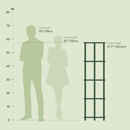 Furinno 11.6"W x 11.61"D x 57.72"H 5 Tier Corner Display Rack Model 99811 Space-Saving Multipurpose Shelving Unit