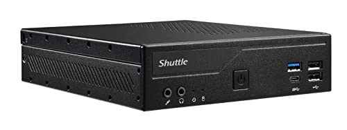 Shuttle DH610S Mini PC Intel Alder Lake LGA1700 4K Display SSD Support Black
