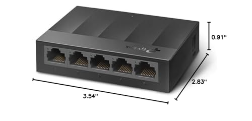 TP-Link 5-Port Gigabit Ethernet Switch LS1005G 5V DC Unmanaged Plastic