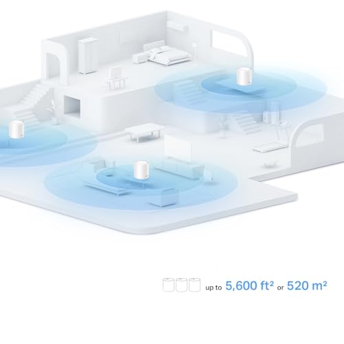 TP-Link 9.84 in x 9.84 in Deco W4500 AX1500 Mesh Router System