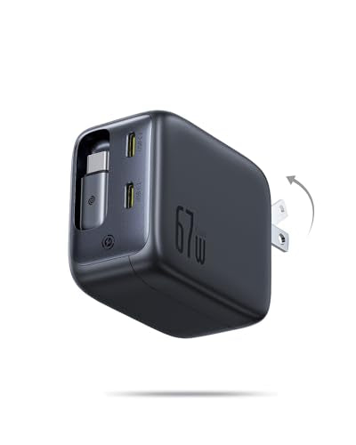 Baseus 67W Retractable USB Type C Charger Model ECCJ1167CS