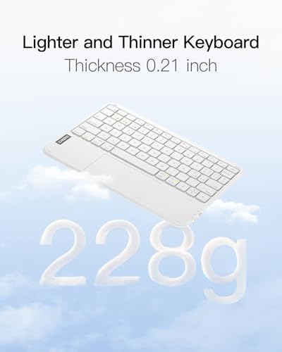 Inateck 9.85in Portable Bluetooth Keyboard KB01105 QWERTY Wireless