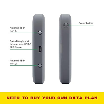 EVDO-LINK 8800L Portable Hotspot Device | 4G LTE | 2 Antennas | 1200 Mbps | Touch Screen