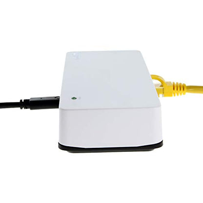 Coolgear 4-Port USB 3.0 Gigabit Ethernet Adapter Model CG-4P31G1EA