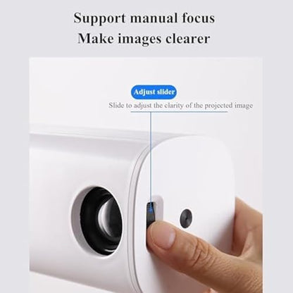 MiBoce Portable Drawing Projector Adjustable Focus, 1080P Resolution, Multi-Connection Options