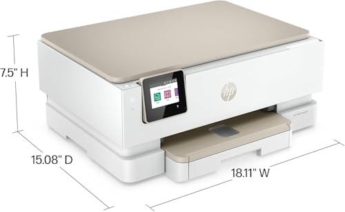 HP Envy Inspire 7255e Thermal Inkjet Printer Color 600 x 600 1-Tray Flatbed AIO