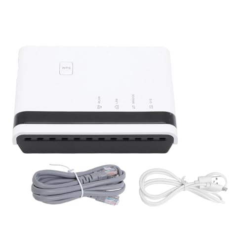Jectse 6.69 x 3.94 x 1.97 inches USB Print Server for 4 Printers, Network Printer Server with 10/100Mbps Ethernet Connection